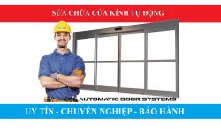 sửa cửa kính tự động