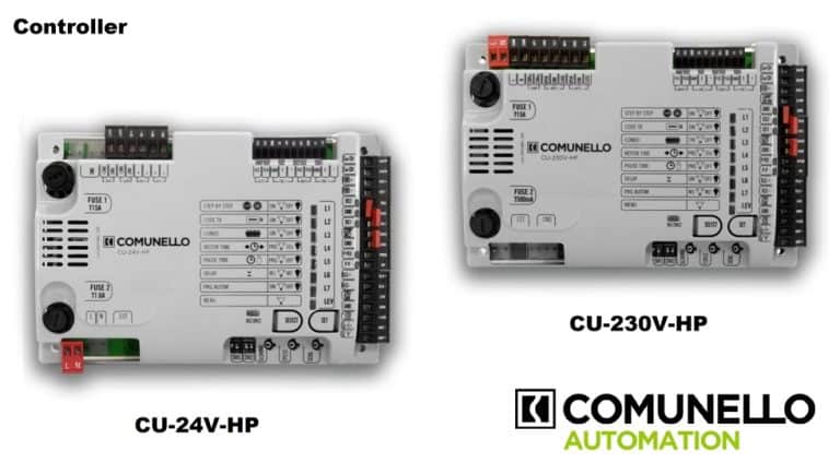 Comunello Track Cổng tự động Comunello - Tay đòn Ram/Abacus, âm sàn Eagle 24V