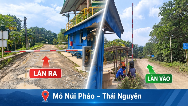 thay thế barrier cũ hỏng bằng DZ-2212